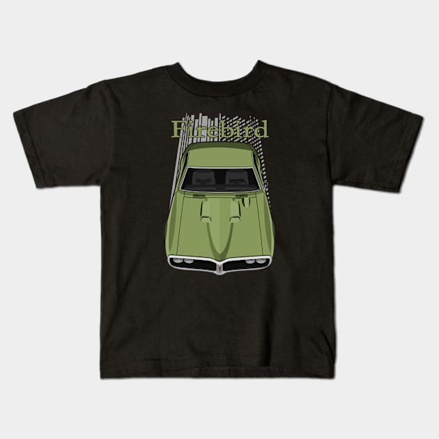 Pontiac Firebird Ram Air 1968 - Green Kids T-Shirt by V8social